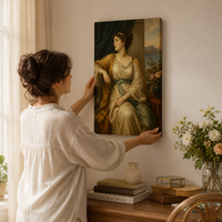 Tableau sur toile imprimé Art Déco Femme Nue Sexy avec thème Ramadan pour décoration murale moderne, idéal pour mariage