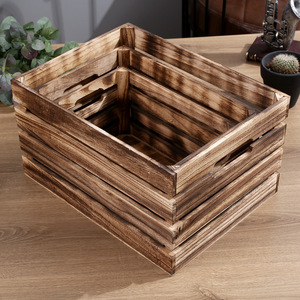 Decorazione Rustica Fatta a Mano, Cassette in <span class=keywords><strong>Legno</strong></span> Bianco Lavato di Alta Qualità, Vassoio di Servizio in <span class=keywords><strong>Legno</strong></span>, Contenitore in <span class=keywords><strong>Legno</strong></span> - Product Image 2