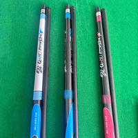 Naipni Queue de billard professionnelle en fibre de verre et de carbone, différentes couleurs, 12.5mm, bâton de billard 1/2