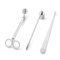 Kit de soins pour ciseaux, accessoires personnalisés, coupe-bougie noire, slim