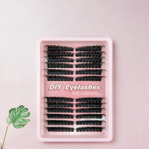 C D Curl Wispy DIY Lash <b>Clusters</b> Faux Mink Mix Length 3D Fluffy Synthetic Lashes - Product Image 3