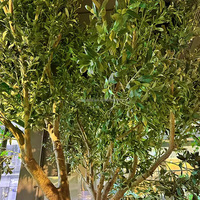 Grand arbre artificiel en pin NINI, arbres artificiels d'extérieur, plantes artificielles en plastique pour la décoration de jardin et d'aménagement paysager