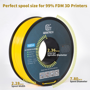 Geeetech bán buôn 1.75mm <span class=keywords><strong>ABS</strong></span> Filament 15 màu sắc chung 3D máy in Filament tốt khả năng chịu nhiệt <span class=keywords><strong>ABS</strong></span> Filament - Product Image 3