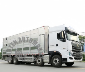 Chine usine 8*4 <span class=keywords><strong>8x4</strong></span> véhicule de transport de porc LHD RHD véhicule de transport de semis de volaille <span class=keywords><strong>camion</strong></span> de transport de porc - Product Image 6