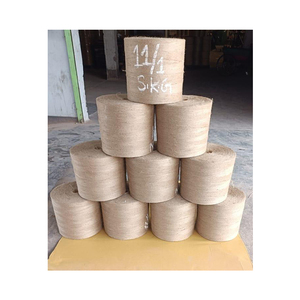 Hilo de Yute Natural Blanqueado Dorado, 100% Fibra de Yute, Ecológico y Reciclable para Teñir, Proyectos de Manualidades, Aplicaciones de Color Claro - Product Image 1