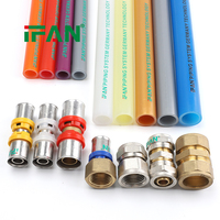 Tuyau PEX IFAN 12-32 mm, matériau adapté à l'eau potable, eau chaude et froide, plomberie, tube PEX