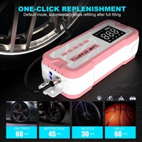 Démarreur de voiture et camion 12V 24V avec compresseur d'air et pompe à air, Powerbank 8000mAh/12000mAh, Courant de crête 2500A