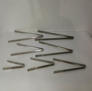 Pince à viande coréenne en acier inoxydable DFT47 pour barbecue, cuisson et friture - Product Image 4