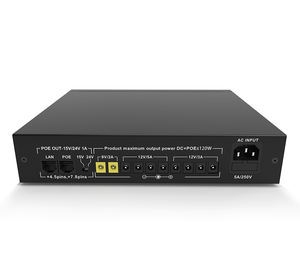 2024 새로운 디자인 DC + POE 출력 리튬 배터리 17600mah 순수 사인파 120w 미니 UPS - Product Image 2