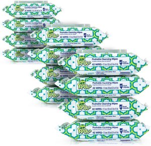 Lingettes nettoyantes personnalisées pour bébé, 100% fibres végétales, 100% biodégradables, hypoallergéniques, hydratantes - Product Image 3