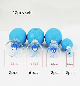 Set di Coppettazione Magnetica con Ventose in Plastica, 12 Pezzi, per Terapia di Agopressione e Massaggio, Applicazione Corporea Antirreumatica - Product Image 4