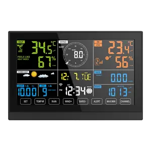 YOTON Professional Wifi Tuya Weather Station 7 in 1、Wifi、風センサー、雨、UV光の強度