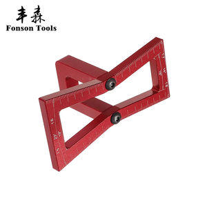 Marcador de cola de pato de aleación de aluminio, plantilla de guía de cola de pato ajustable para carpintería, calibre de marcado de cola de pato 1:7 para junta de madera cortada a mano - Product Image 4