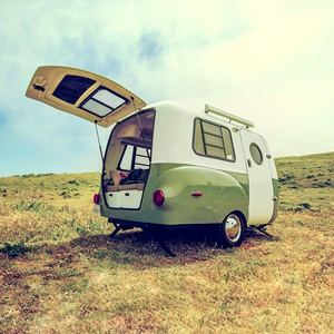 Mini <span class=keywords><strong>petite</strong></span> <span class=keywords><strong>caravane</strong></span> mobile en acier pour camping-car américain USA en vente - Product Image 1