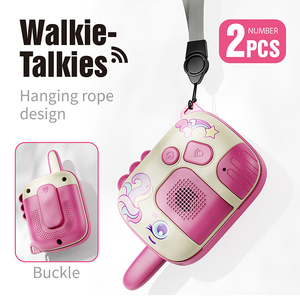 Walkie-Talkie de Juguete para Niños, Juegos Interactivos, Pequeño, Inalámbrico, con Diseño de Dibujos Animados, Set de Comunicación para Niños - Product Image 2