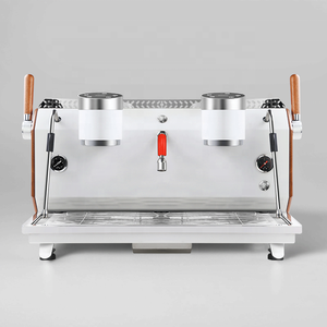 Máy pha cà phê Espresso thương mại 12L, máy pha cà phê điện bán tự động, máy pha cà phê hai nhóm - Product Image 2