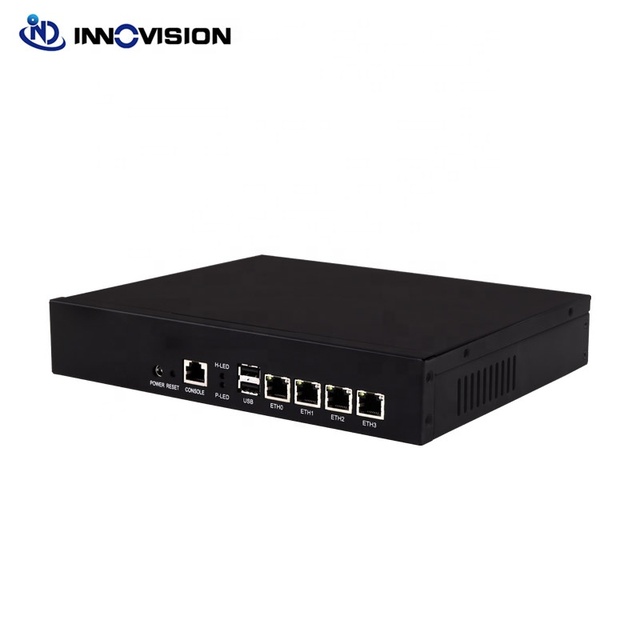 Mini 1U Soft Router 4gigabit Ethernet Firewall Server with J1900 Processor