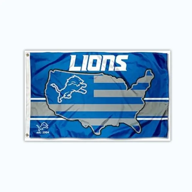 Hoge Kwaliteit Custom Detroit Lions Nation Usa American Country 3X5 Flag