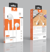 Écouteurs filaires stéréo SOMIC TONE I9, écouteurs originaux à vente chaude, contrôle du volume, mains libres, écouteurs intra-auriculaires pour iPhone
