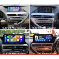 Autoradio système Linux 12,3/10,25 pouces pour Lexus RX270 350 2009-2015, navigation GPS, lecteur multimédia stéréo