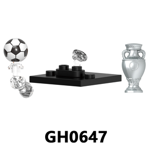 G0183 Jouets de construction éducatifs en plastique pour enfants, personnages célèbres de football, joueurs de football, sportifs, cadeaux pour enfants - Product Image 5
