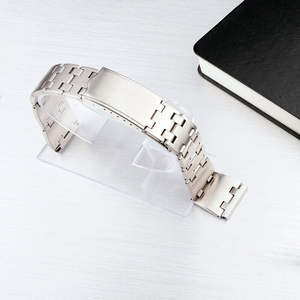 Pulsera de reloj de acero inoxidable 316L cepillada plateada 19mm recta de lujo #2 para Seiko SKX 80's Pogu Oyste 6139 transpirable - Product Image 3