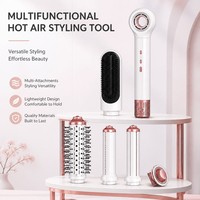 Torlin Professional Prêt à Expédier Sèche-Cheveux Styler à Air Chaud 6-en-1 110000RPM avec Moteur BLDC, Brosse Peigne Volumisante, Lisseur et Fer à Boucler