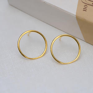 Pendientes de Plata de Ley S925 con Hebilla de Perla, Estilo Europeo Americano, Accesorios de Joyería DIY para Mujer, Bandeja Dorada Incluida - Product Image 2