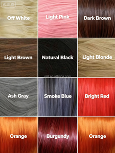 Perruque synthétique longue et bouclée pour femmes HF287, <span class=keywords><strong>cheveux</strong></span> ondulés exotiques avec <span class=keywords><strong>frange</strong></span> bidirectionnelle, perruque couleur piano rouge vin blond aspect naturel - Product Image 6