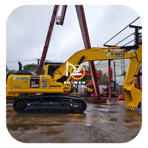 รถขุดตีนตะขาบมือสอง PC200-8 คุณภาพสูงราคาประหยัด นำเข้าจากญี่ปุ่น เครื่องยนต์หลักคุณภาพดี ราคาถูก เครื่องจักรสำหรับงานดิน - Product Image 1