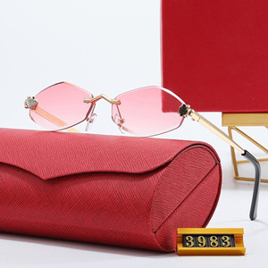 Luxury Designer Square Cat Eye Sunglasses Unisex Lightweight PC Frame UV400 Shades Fashion Multi-color <b>Eyewear</b> - Product Image 1