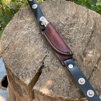Poignet Camping cuir couteau gaines Durable poche porte-couteau à la main couteau étui pour forêt chasse pêche