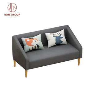 ชุดเฟอร์นิเจอร์ร้านอาหารทันสมัยโซฟาหนังหลากสีพร้อมโต๊ะกาแฟหินอ่อนทรงกลมและกรอบไม้สำหรับร้านกาแฟ - Product Image 6