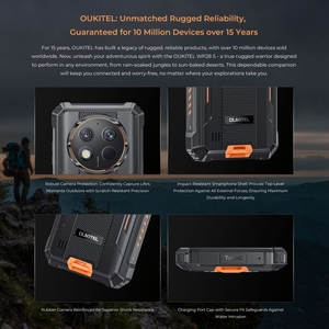 Telefono Rugged Oukitel WP28 <span class=keywords><strong>S</strong></span> 4GB+128GB con Impronta Digitale, Schermo da 6,52 Pollici, IP68/IP69K, 4G, Bestseller - Product Image 5