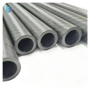 Tamaños de tubería de fibra de carbono 3K de alta resistencia de 6mm a 50mm Longitudes personalizables Tubo de fibra de carbono de gran diámetro - Product Image 6