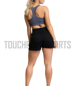 Wholesale workout high waisted cotton jogger <b>sweat</b> <b>shorts</b> - Product Image 6