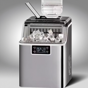 Machine à glaçons en acier inoxydable, machine à glaçons automatique, machine à glaçons en cubes, portable, pour la maison et la cuisine - Product Image 2