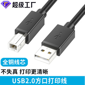 Câble d'imprimante USB A mâle B mâle 1 mètre pour connexion de données entre ordinateur et imprimante - Product Image 2