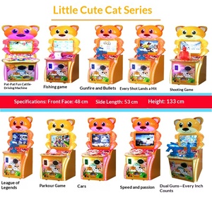 Set de Juegos de Arcade para Niños, Equipo de Entretenimiento Comercial Grande, Máquina de Garras, Máquina de Pinball, Juego de Carreras con Disparos de Agua - Product Image 3