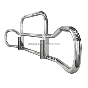 American Heavy Duty <span class=keywords><strong>Venta</strong></span> caliente Semi Big Trucks 304 Acero inoxidable Deer Grille Guard para International Prostar <span class=keywords><strong>Peterbilt</strong></span> - Product Image 2