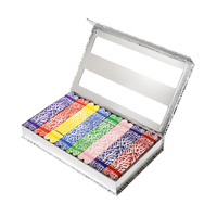 Caja Metálica Plateada para Lima de Uñas con Diseño de Piel de Pez, Juego de Manicura de 8 Piezas, Empaque de Exhibición