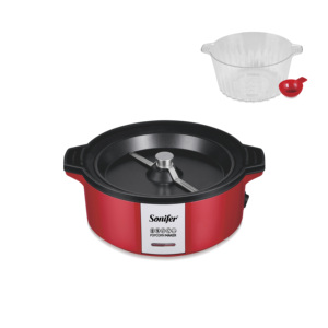 Sonifer SF-4015 Nhà Sản Xuất Chuyên Nghiệp Nhà 220V Dầu Nóng Tấm Đa Chức Năng Điện Đỏ Mini <span class=keywords><strong>Popcorn</strong></span> Maker Máy - Product Image 2