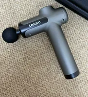Pistolet de massage portable Lenovo à 8 têtes avec sac, pour massage musculaire profond, fascia, fitness, sport, pistolet de massage manuel, booster