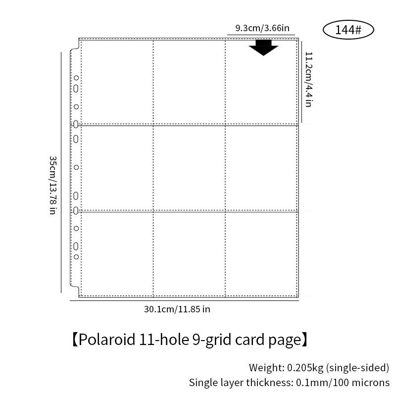 Polaroid A4 9-pockets