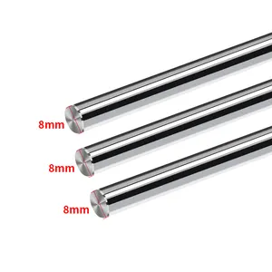 3D Printer Parts M8 Smooth Rods 1000mm 8mm Diameter Shaft Rod Optical Axis CNC Chrome Plated Printing Machine Smooth Rod