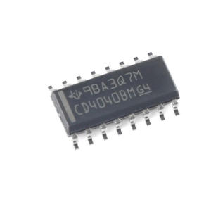 Composant Original Authentique CD4040BM96 SOIC-16, Compteur-Bienfaisant Binaire 1 élément 12 bits à Basculement Négatif - Product Image 1