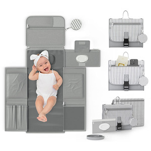 Tapis à langer bébé réutilisable le plus vendu, multifonction, détachable et portable, en tissu Oxford de haute qualité pour nouveau-nés - Product Image 5