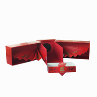 Caja de Embalaje de Alcohol en Forma de Abanico de Lujo con Impresión Personalizada Desarrollada por STPP para una Sola Botella, para Whisky/Gin/Tequila/Brandy