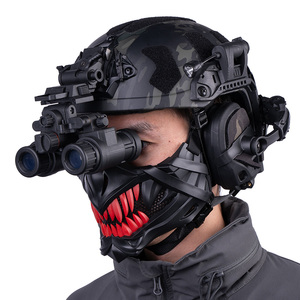 Maschera WOSPORT con Regolazione della Tensione, Maschera in Rete Metallica per Attività all'Aperto e Feste CS - Product Image 1