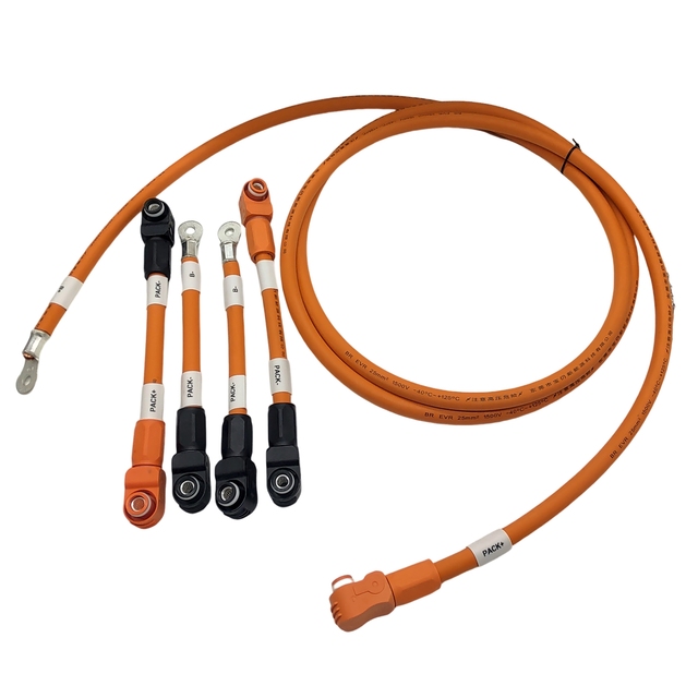 New Energy Storage Battery Cable 1500V High-volatge Solar Inverter Cable and EV Battery Charging Cable with 100A 200A Connector